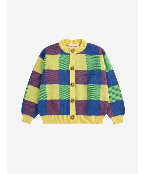 BOBO CHOSES（ボボショーズ） カーディガン Multicolor vichy jacquard