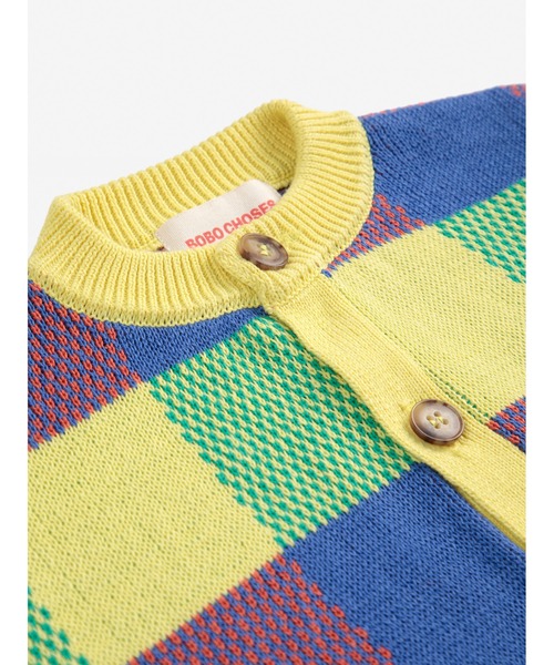 BOBO CHOSES（ボボショーズ） カーディガン Multicolor vichy jacquard