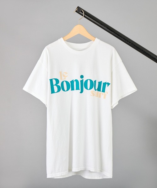 MADISONBLUE Bonjour Tシャツ　ボンジュール MADISONBLUE - マディソンブルー Bonjour ボンジュール 白t