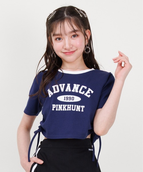 PINKHUNT（ピンクハント） tシャツ サイドシャーリング Tシャツ 0597K
