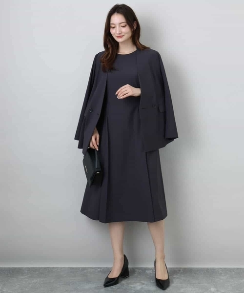 MK MICHEL KLEIN（エムケー ミッシェルクラン） ジャケット ノーカラー