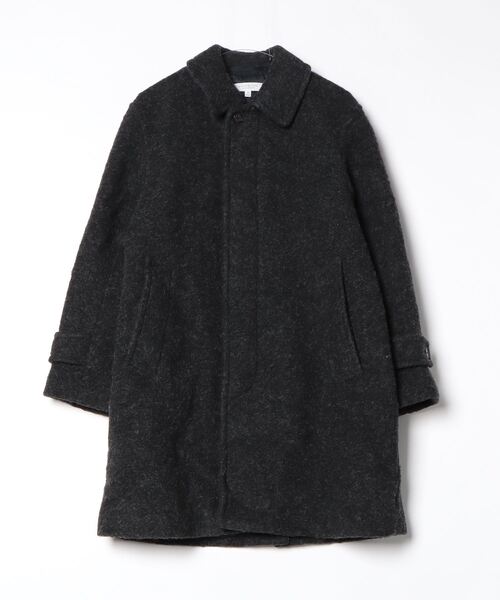 美品★BEAUTY&YOUTH ステンカラーコート 中綿 ナイロン 黒 L BEAUTY＆YOUTH UNITED ARROWS ステンカラーコート MEDIUM ダークグレー