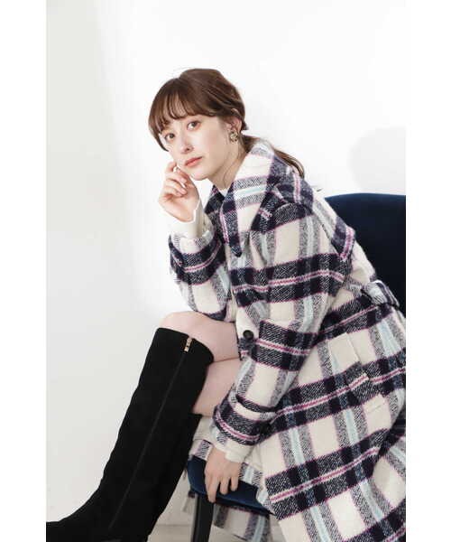 「JILL STUART」 ステンカラーコート MEDIUM ベージュ レディース_画像5
