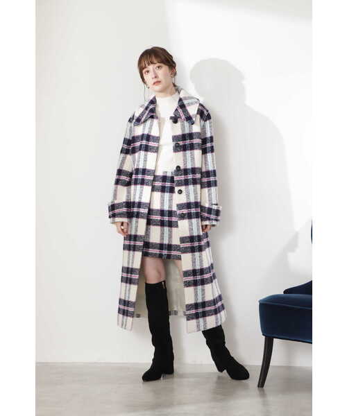 「JILL STUART」 ステンカラーコート MEDIUM ベージュ レディース_画像6