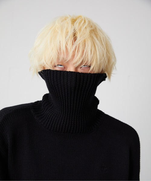 FEKETE（フェケテ） タートルネックニット MEDIUM ブラック メンズ