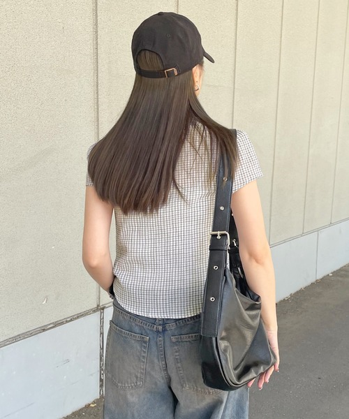 ブラウス シャツ sheer game shirt レディース ブラウス シャツ クロップドチェックシャーリングシアーシャツ