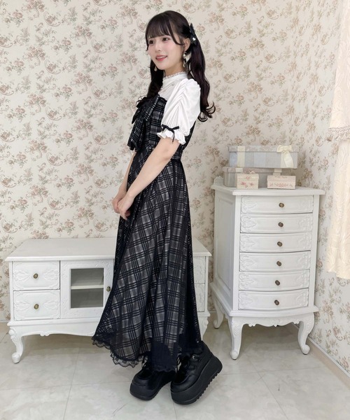 ROJITA ワンピース ビッグリボンポイントドッキングロング