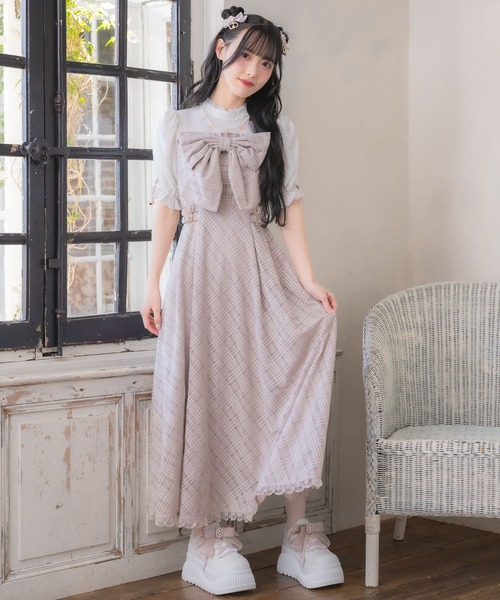ROJITA（ロジータ）ワンピース セール】ラッフルショルダーワンピース（ワンピース）｜ROJITA