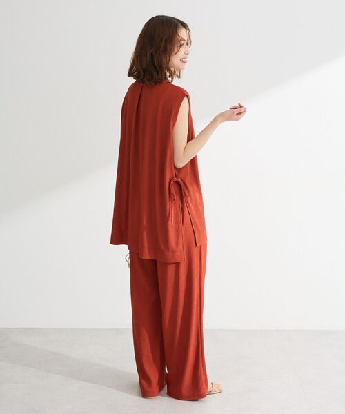 Green Parks（グリーンパークス） チュニック サイドリボン