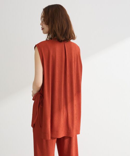 Green Parks（グリーンパークス） チュニック サイドリボン