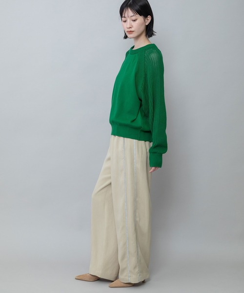 パンツ リヨセルオックスワイドパンツ レディース_5