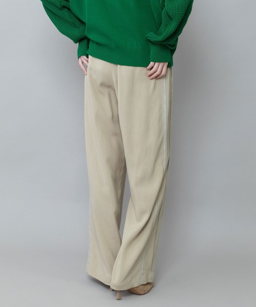 パンツ リヨセルオックスワイドパンツ レディース_7
