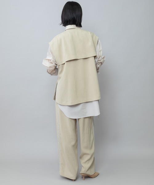 パンツ リヨセルオックスワイドパンツ レディース_13
