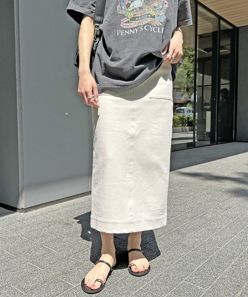 Spick＆Span 「Spick & Span」 タイトスカート 36 ベージュ