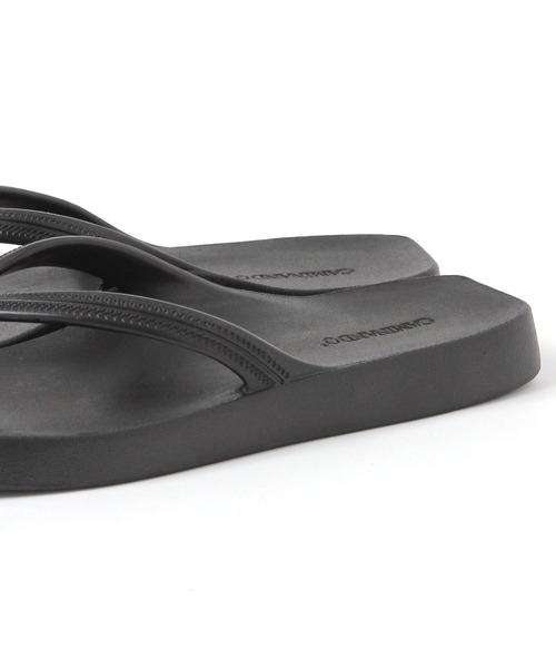 カレンソロジー　 ブラックビーチサンダル 38サイズ Curensology サンダル Curensology(カレンソロジー)/「CAMINANDO