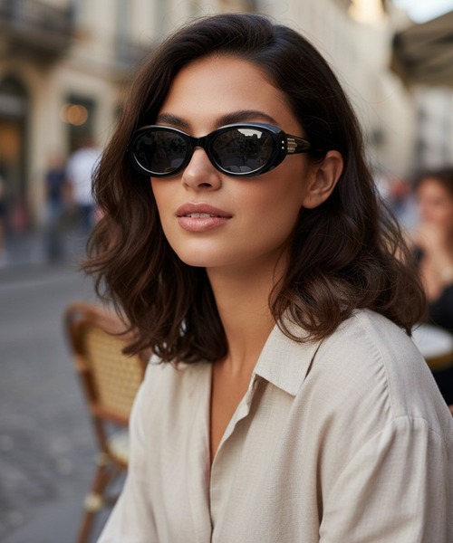 Ray-Banオーバル型サングラス　ケース付き Ray-Ban（レイバン） サングラス RB4441D レディース メンズ オーバル