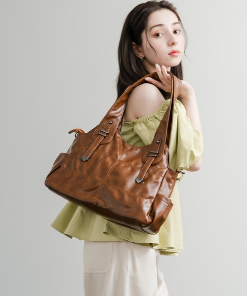 Rocky Monroe（ロッキーモンロー） ショルダーバッグ 2WAY PUレザー