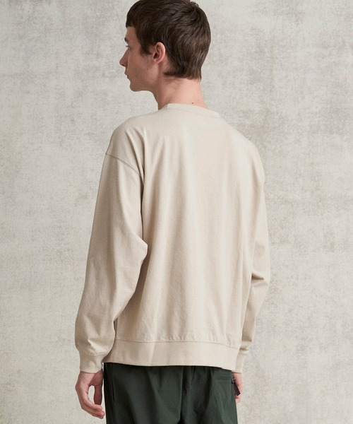 「DANTON」 長袖Tシャツ L グレー メンズ