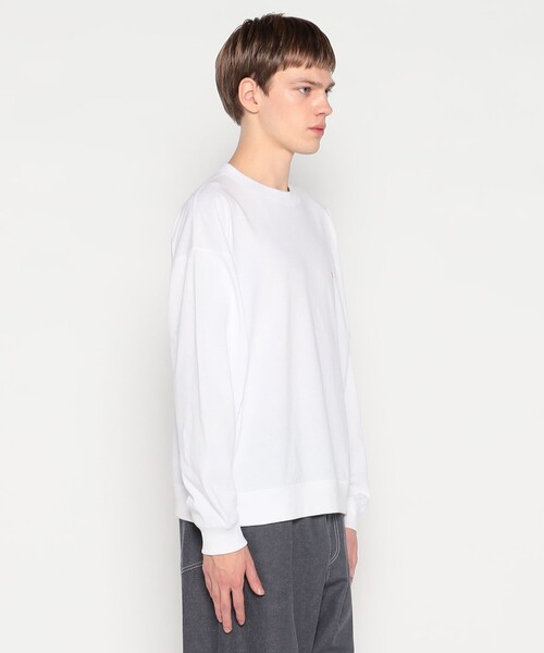 「DANTON」 長袖Tシャツ L グレー メンズ