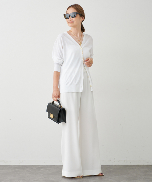 Deuxieme Classe Vネック カーディガン Deuxieme Classe カーディガン 追加 *DINER RIB Vネック