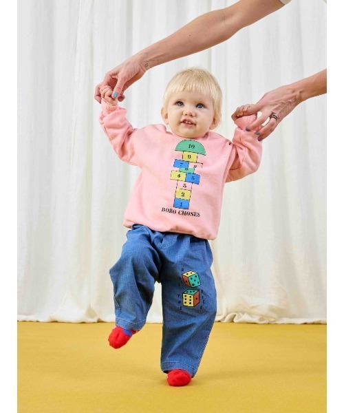 bobochoses トレーナー　4-5y BOBO CHOSES（ボボショーズ） トレーナー Hopscotch sweatshirt キッズ