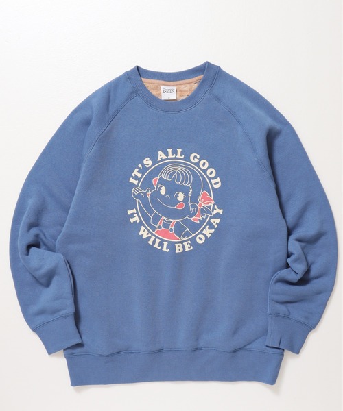 ALWAYS GOOD TIME トレーナー スウェット 「PEKO/ペコちゃん」プリント