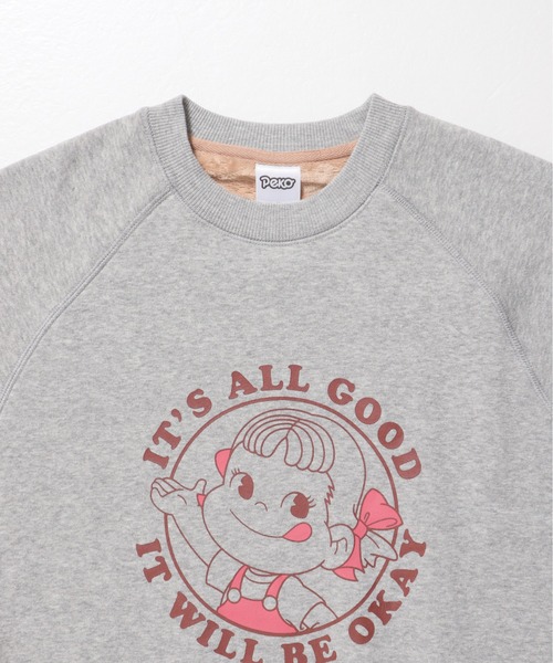ALWAYS GOOD TIME トレーナー スウェット 「PEKO/ペコちゃん」プリント 