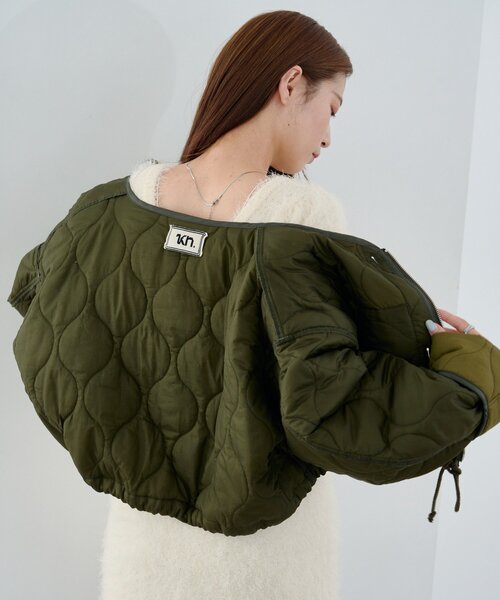 Kastane（カスタネ） ブルゾン アウター 「リバーシブル」キルティング