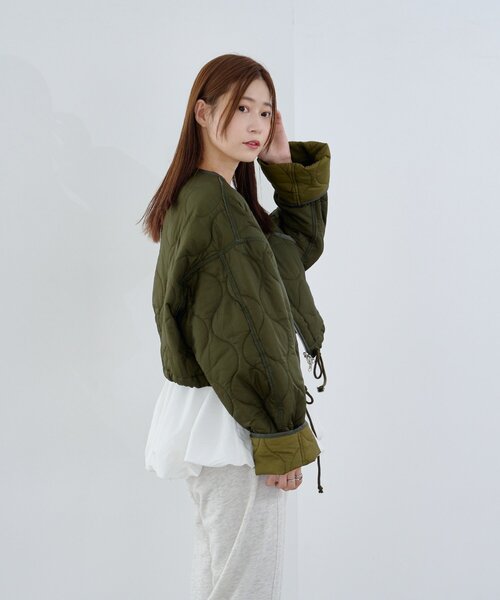 Kastane（カスタネ） ブルゾン アウター 「リバーシブル」キルティング