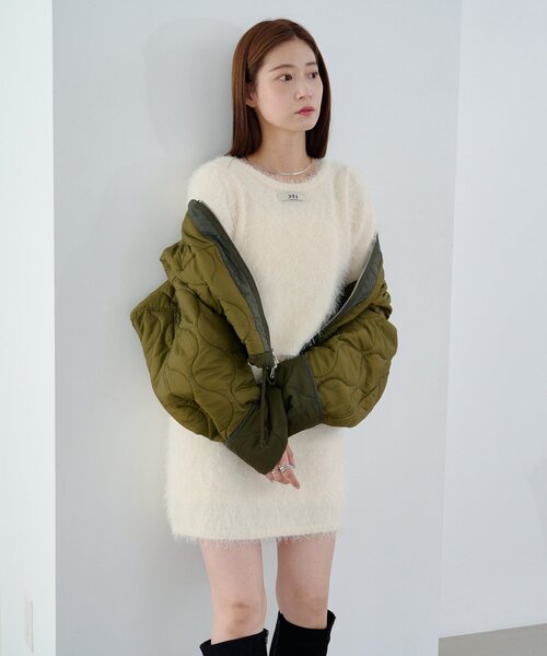 Kastane（カスタネ） ブルゾン アウター 「リバーシブル」キルティング