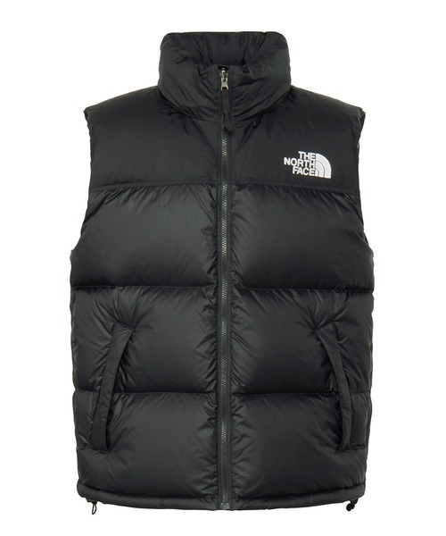 ノースフェイス★ヌプシ ダウンベスト　ブラウン×ブラック THE NORTH FACE（ザノースフェイス）｜メンズのダウンベスト