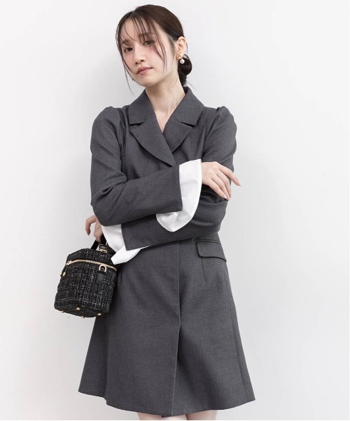 RANDA（ランダ） ワンピース ジャケットミニワンピース : ZOZOTOWN