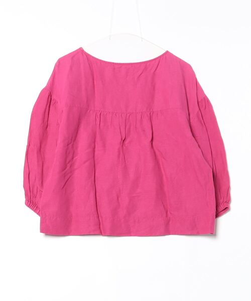 「GLOBAL WORK」 7分袖ブラウス L ピンク レディース