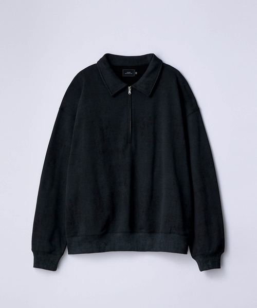 LADY WHITE CO. フリースハーフジップポロシャツ 38 SLICK（スリック 