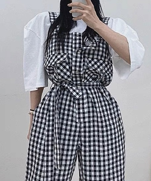 「SPIGA」 オーバーオール FREE ブラック系その他 レディース_画像3