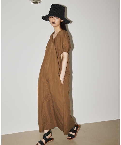 TODAYFUL ワンピース、ティシャツ TODAYFUL 「TODAYFUL」 Tシャツワンピース 36inch ブラウン レディース