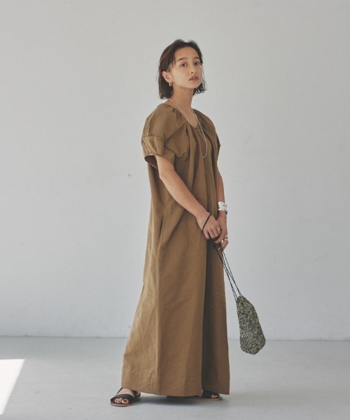 TODAYFUL 「TODAYFUL」 Tシャツワンピース 36inch ブラウン レディース