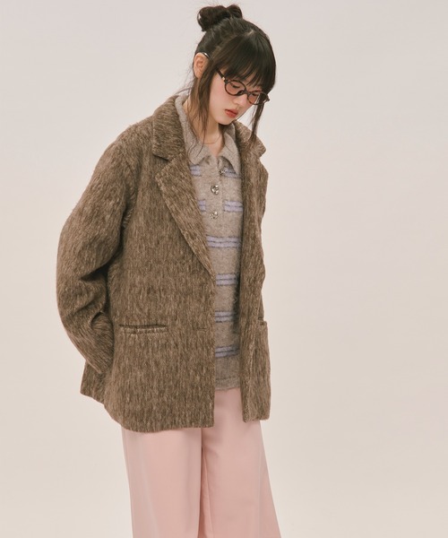 loin nuit／shaggy coat シャギーコート loin nuit（ロワンニュイ）の「shaggy coat / シャギーコート