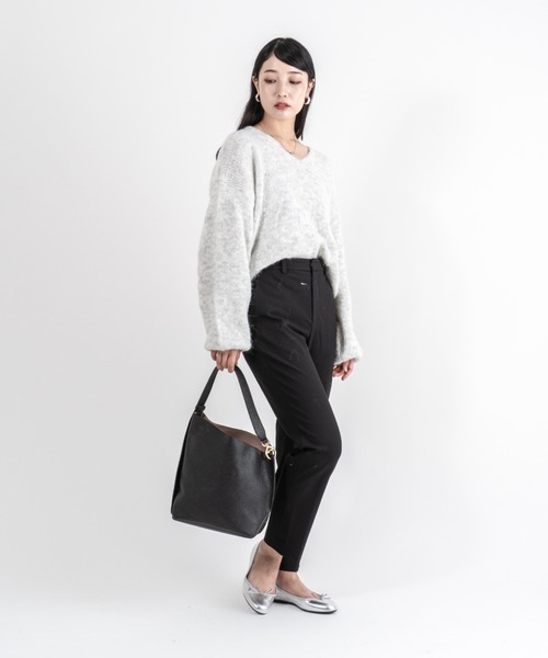 【美品】LORISTELLA OLIVIA ショルダーバック　アシンメトリー　黒 美品】LORISTELLA OLIVIA ショルダーバック アシンメトリー 黒