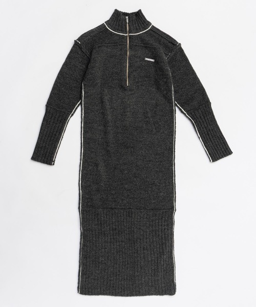 PRANK PROJECT（プランクプロジェクト） ワンピース フロントZIPニット