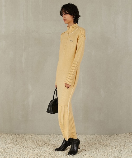 PRANK PROJECT（プランクプロジェクト） ワンピース フロントZIPニット