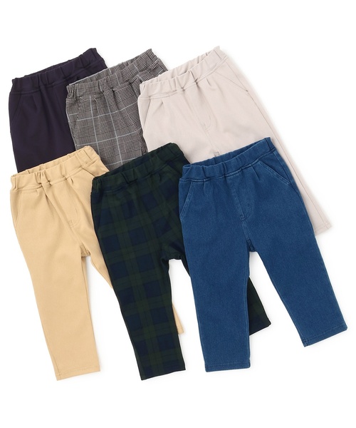 petit main パンツ 「スマイルシリーズ/防汚」BOYSタックパンツ キッズ