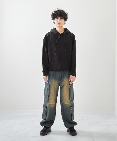 VIBGYOR パーカー TCポンチフルZIPパーカー(CN) メンズ : ZOZOTOWN