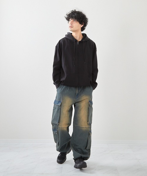 VIBGYOR パーカー TCポンチフルZIPパーカー(CN) メンズ : ZOZOTOWN