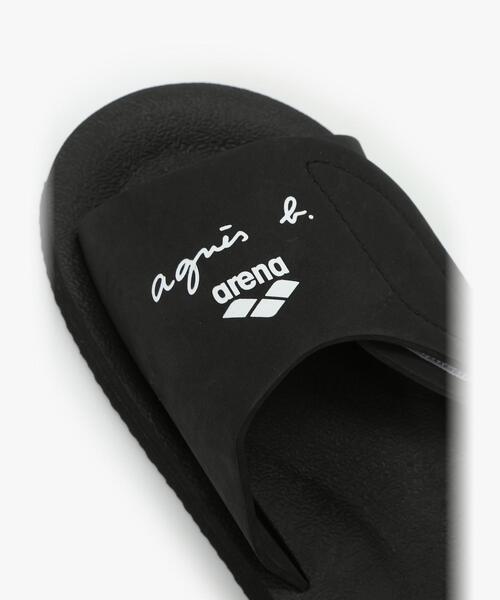 「agnes b.」 フラットサンダル「arenaコラボ」 36 ブラック レディース_画像7