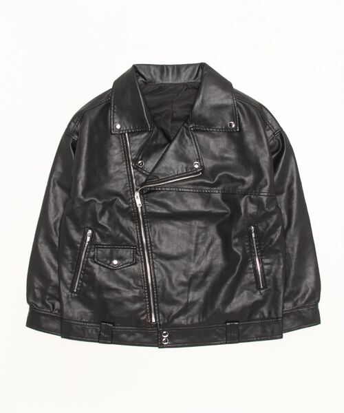 「Dream garden」 「0’s」ライダースジャケット MEDIUM ブラック レディース_画像4