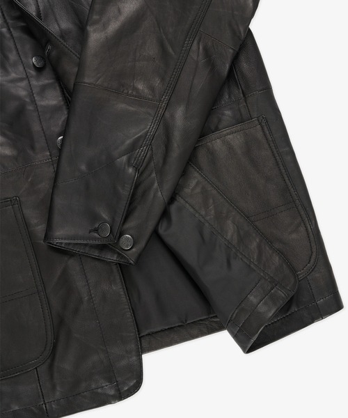 FRONT 11201 カバーオール REDE×BIGMAC Leather Chore Coat メンズ