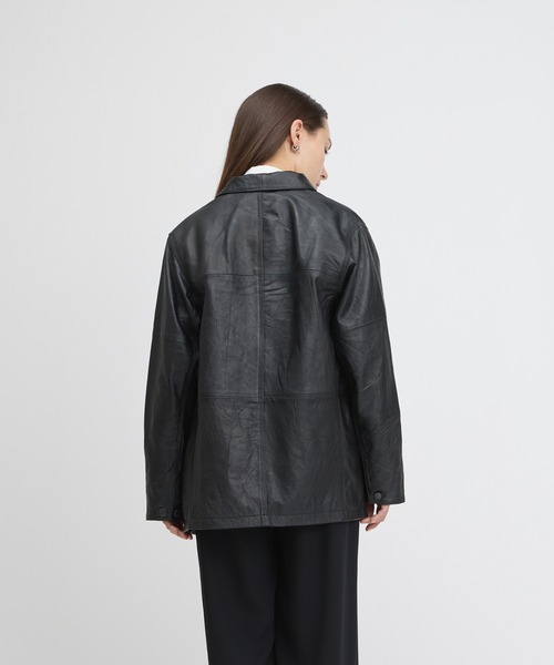 FRONT 11201 カバーオール REDE×BIGMAC Leather Chore Coat メンズ