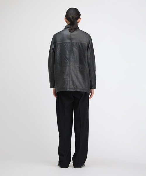 FRONT 11201 カバーオール REDE×BIGMAC Leather Chore Coat メンズ