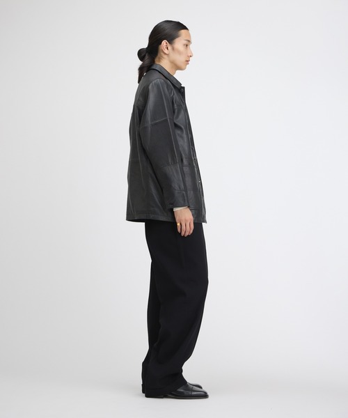 FRONT 11201 カバーオール REDE×BIGMAC Leather Chore Coat メンズ
